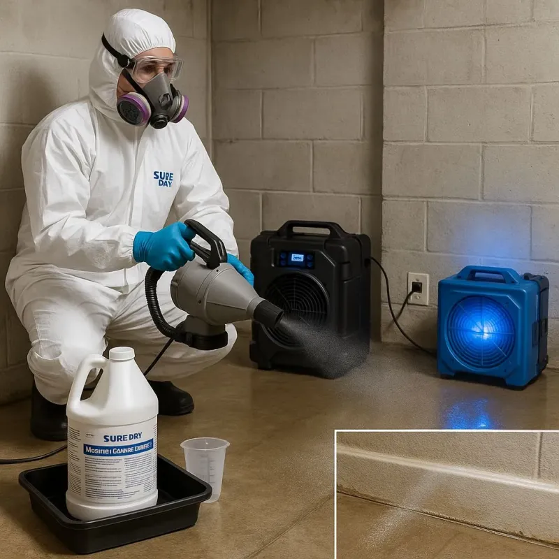 Sanitization and Odor Removal process in Libertyville, IL